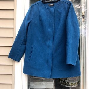 Talbots Blue Pea Coat